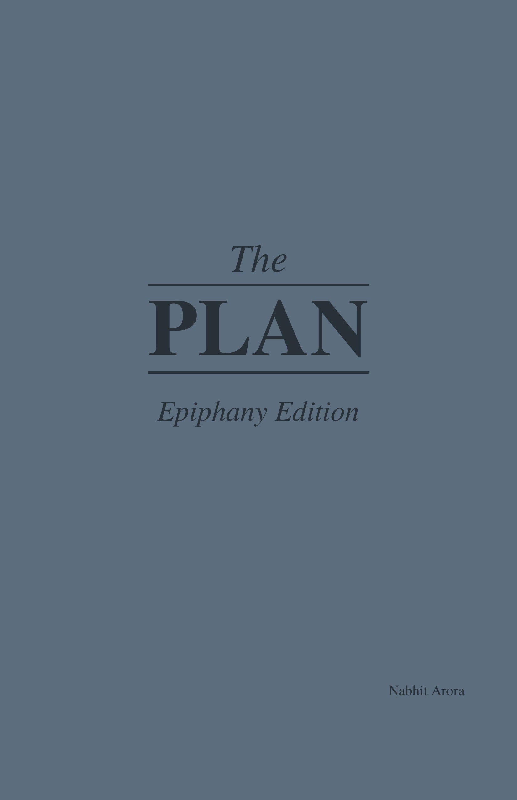 The Plan: Complete Set — All Five Editions