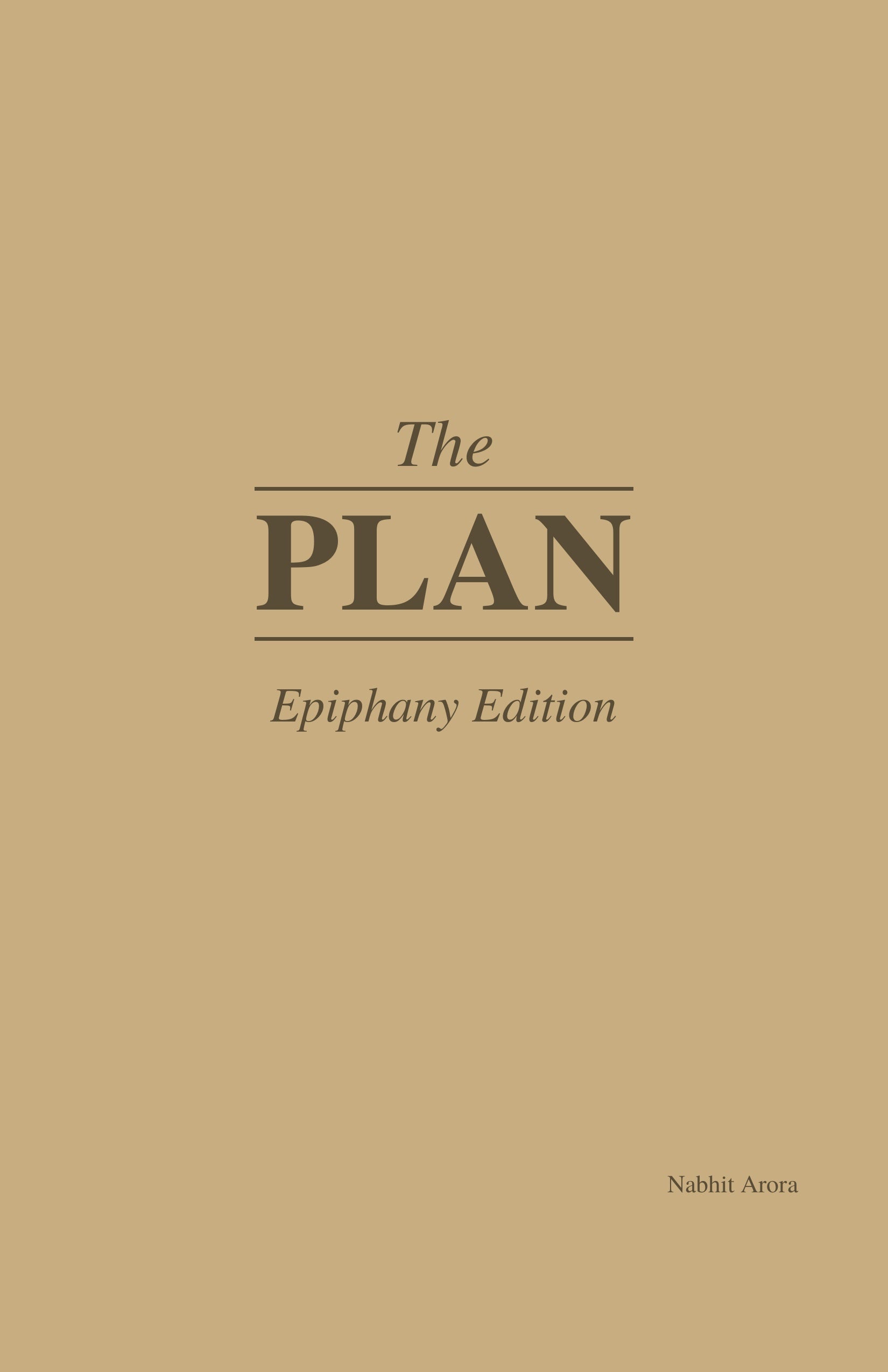 The Plan: Complete Set — All Five Editions