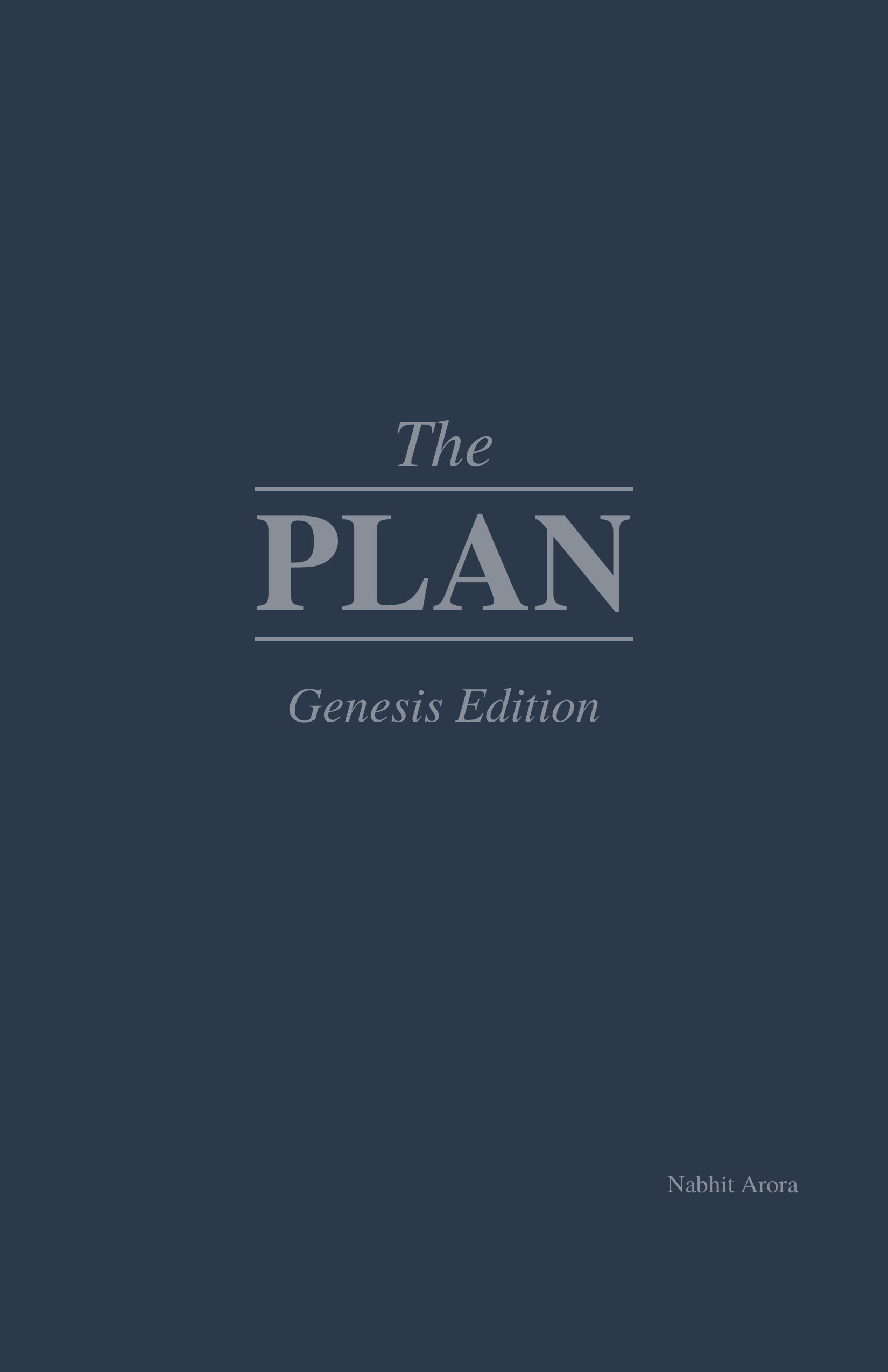 The Plan: Complete Set — All Five Editions