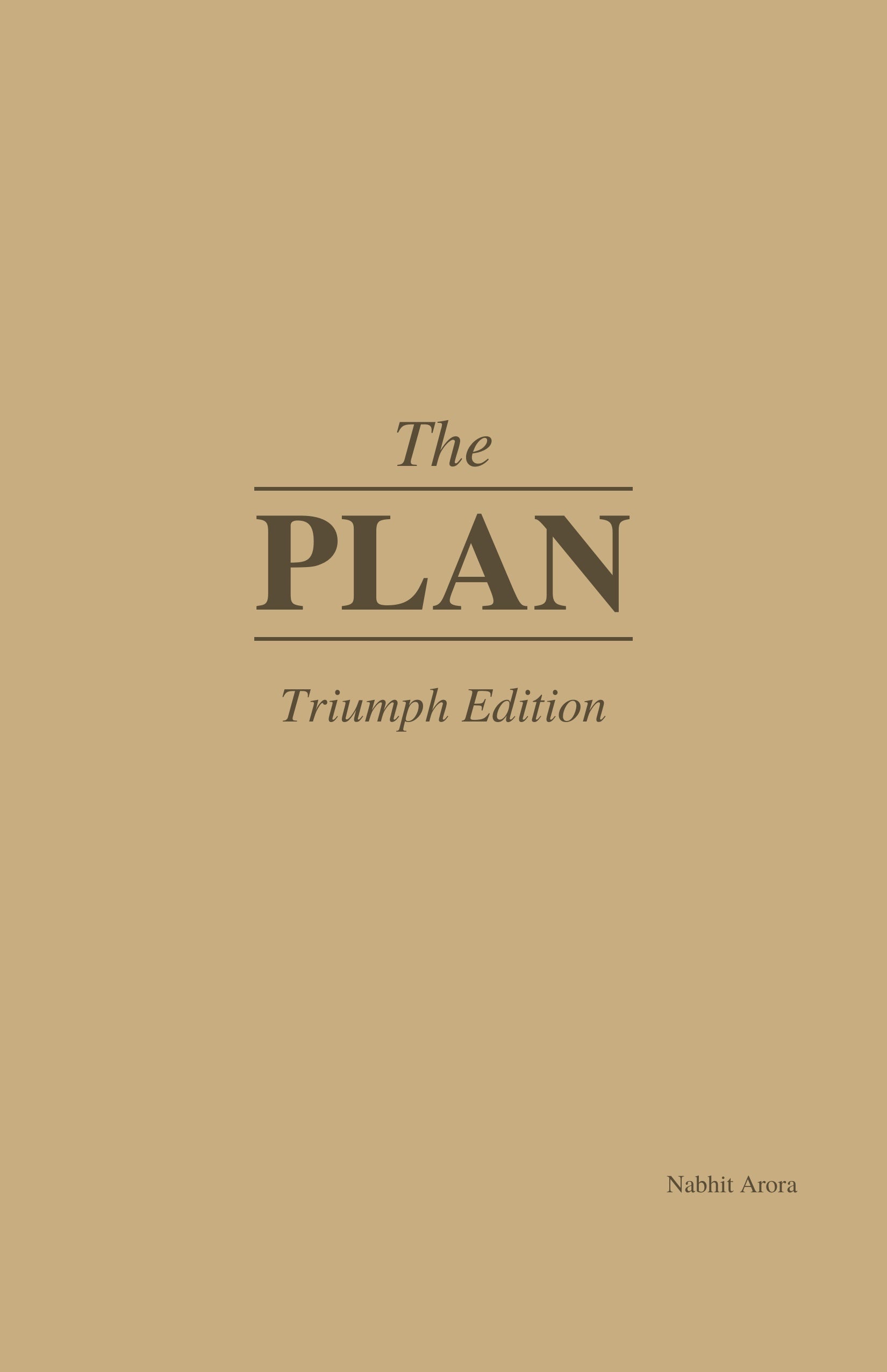 The Plan: Complete Set — All Five Editions