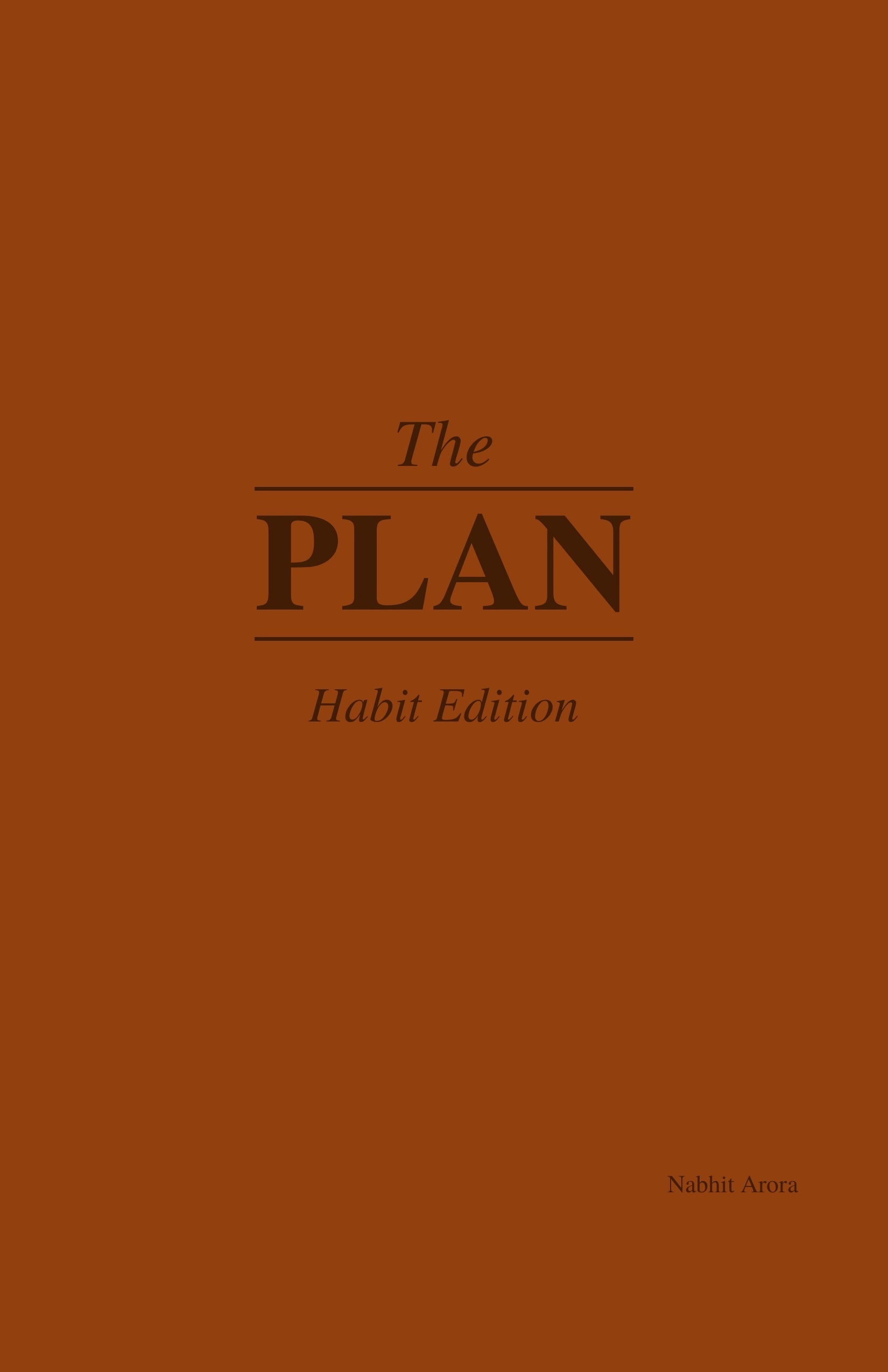 The Plan: Complete Set — All Five Editions