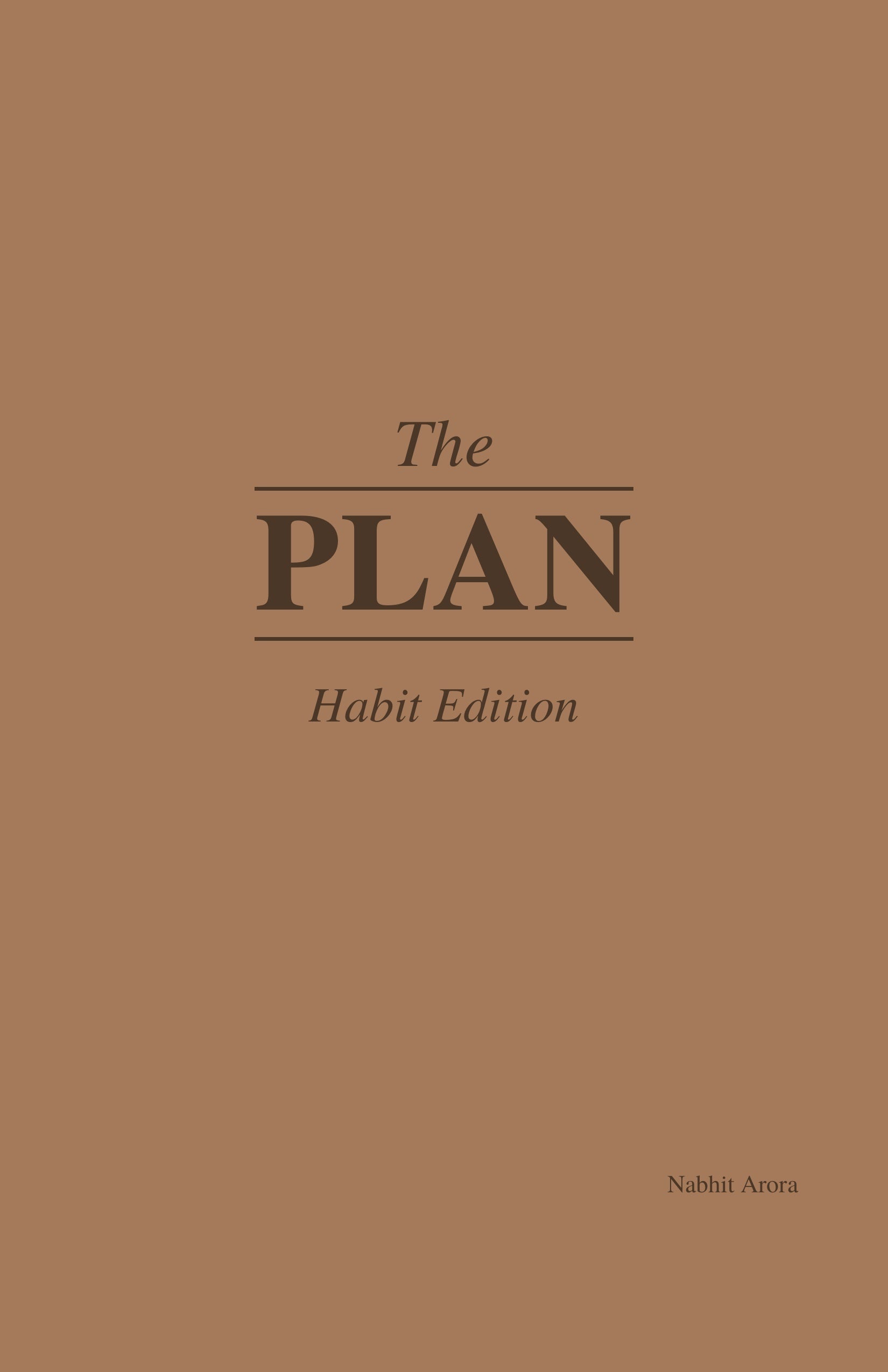 The Plan: Complete Set — All Five Editions