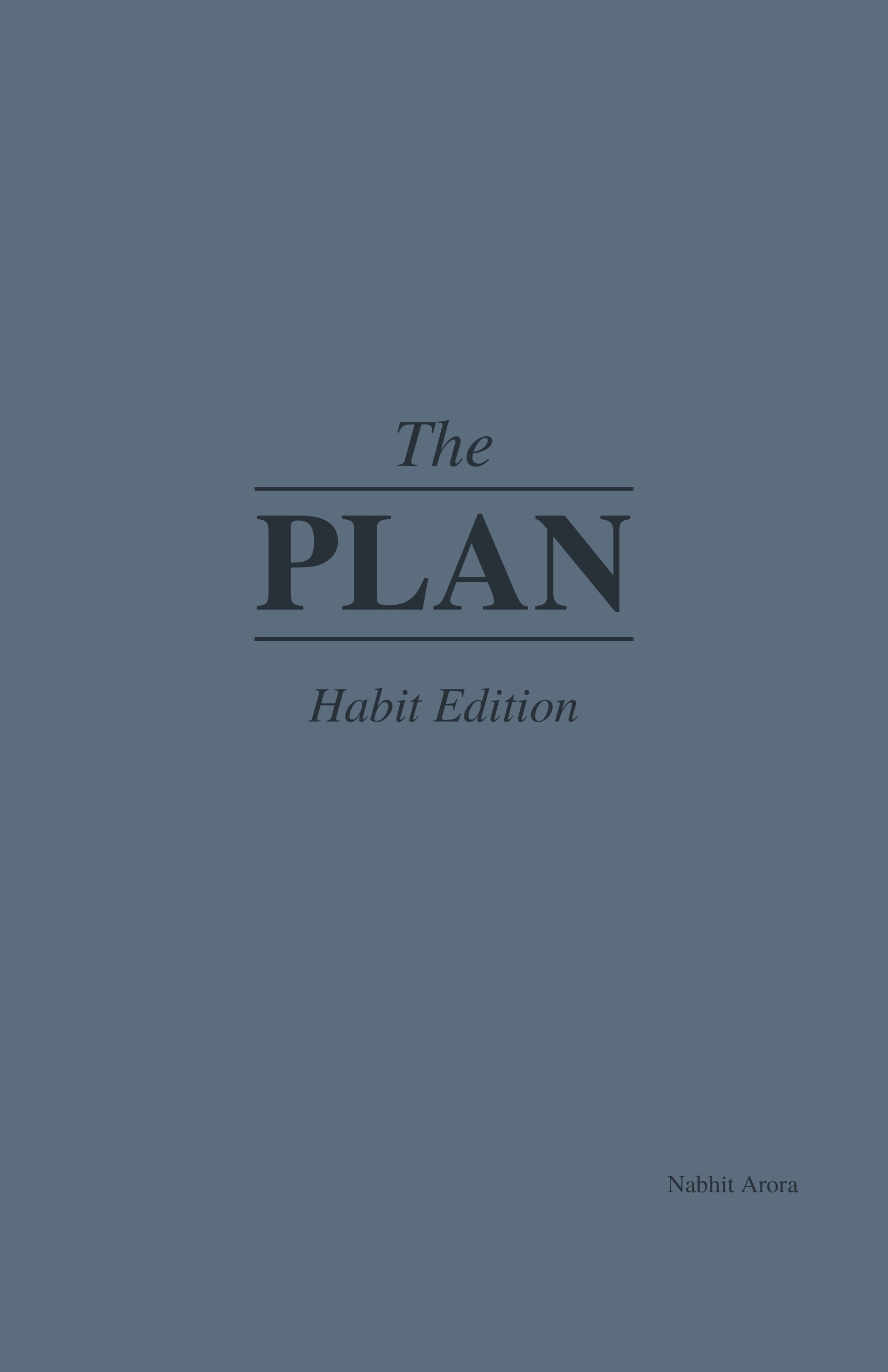 The Plan: Complete Set — All Five Editions