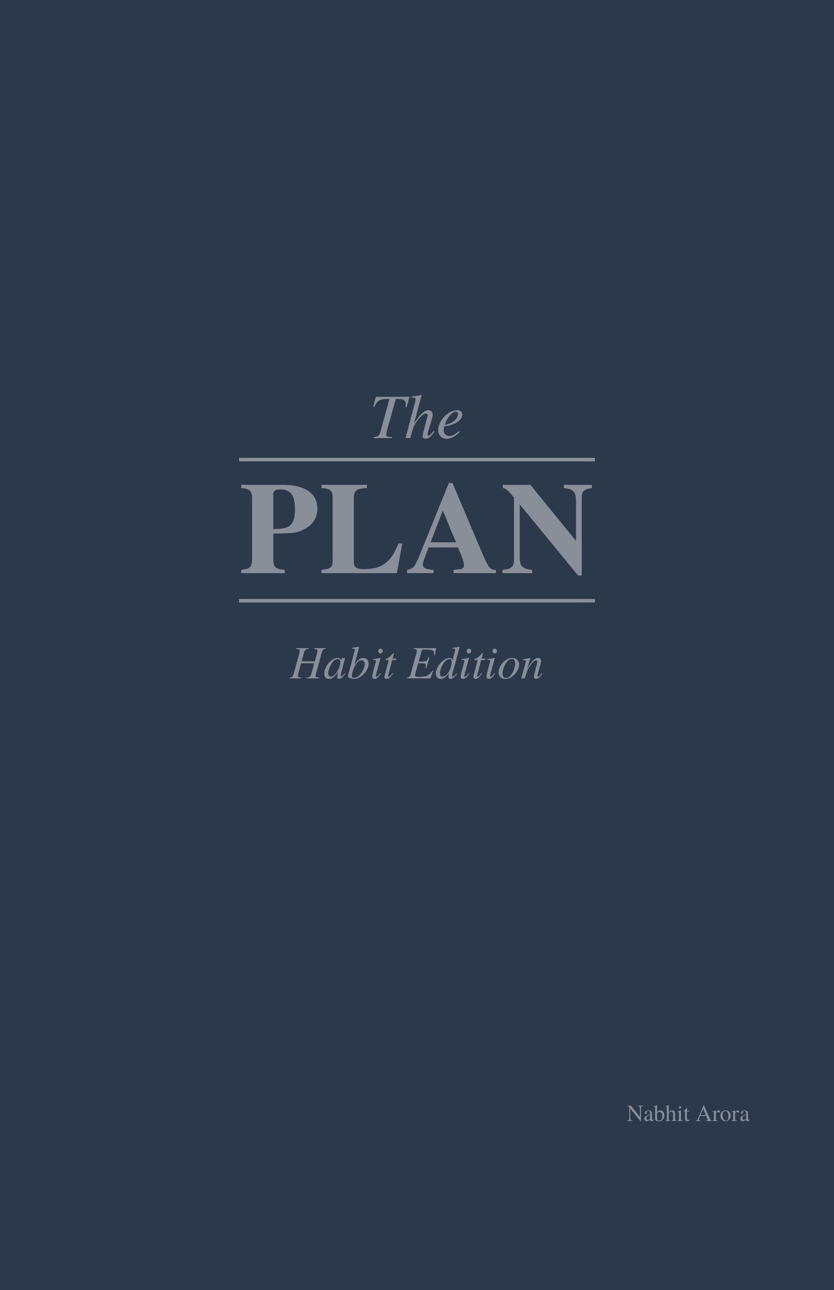 The Plan: Complete Set — All Five Editions