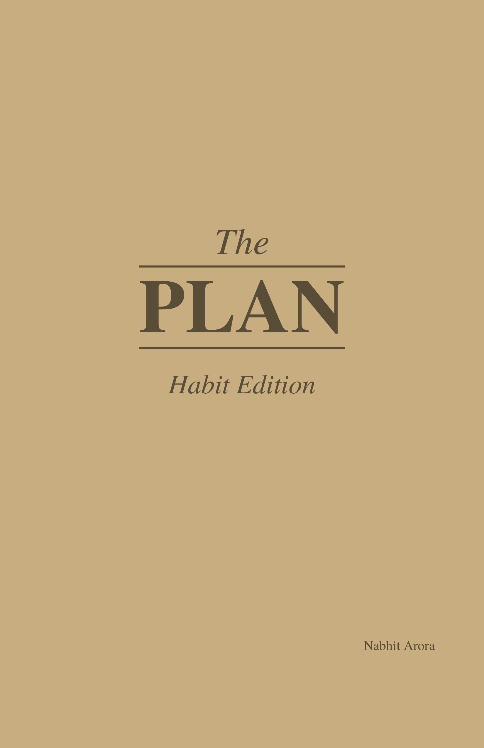 The Plan: Complete Set — All Five Editions